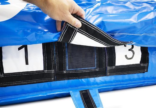 Opblaasbbare Midi Airbag valmat van 70cm hoog kopen voor zowel jong als oud. Bestel opblaasbare attractie nu online bij JB Inflatables Nederland 
