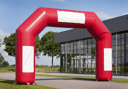 De standaard start & finish bogen in het rood online bestellen bij JB Inflatables Nederland. De standaard opblaasbare bogen worden snel geleverd