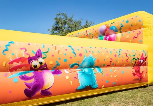 Opblaasbaar bubble boarding springkussen zonder dak met schuim kopen in thema party feest voor kinderen