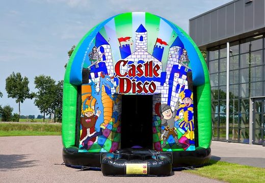 Multi-thema 3,5m springkussen te koop in Castle thema voor kinderen. Koop opblaasbare springkussens online bij JB Inflatables Nederland 