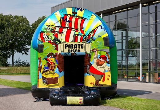 Te koop multi-thema 3,5m springkasteel in Pirate thema voor kinderen. Bestel opblaasbare springkastelen bij JB Inflatables Nederland