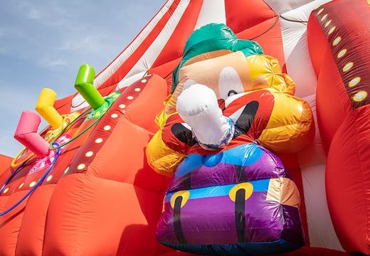 Mega opblaasbaar open bubble boarding springkussen met schuim te koop in thema carnaval circus clown voor kids