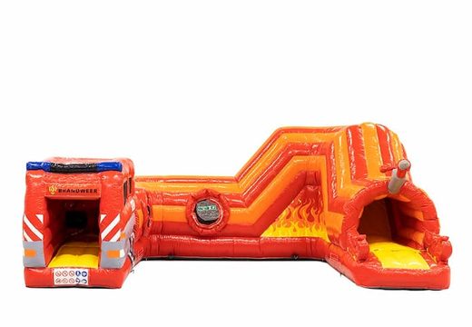 Koop een ruim kruiptunnel brandweer springkussen voor kids. Bestel springkussens online bij JB Inflatables Nederland