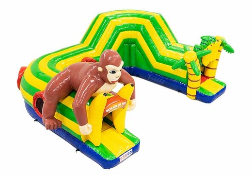 Koop een ruim kruiptunnel gorilla springkussen voor kids. Bestel springkussens online bij JB Inflatables Nederland