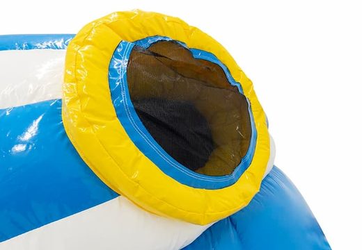 Bestel een kruiptunnel springkasteel in thema shark voor kinderen. Koop springkastelen online bij JB Inflatables Nederland