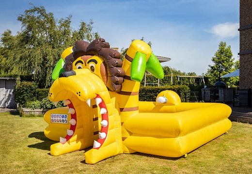 Opblaasbare schuim bubble park in leeuw thema kopen voor kinderen