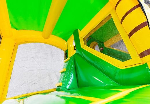 Overdekt opblaasbaar multiplay luchtkussen bestellen in thema krokodil voor kids bij JB Inflatables Nederland. Koop luchtkussen online bij JB Inflatables Nederland