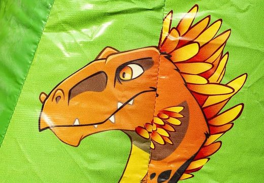 Klein overdekt springkussen kopen in thema dinosaurus voor kinderen. Koop springkussens online bij JB Inflatables Nederland