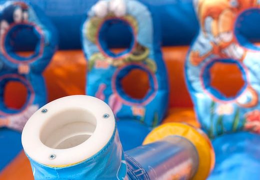 Bestel Schiettent seaworld luchtkussen met schiet spel voor kinderen. Koop opblaasbare luchtkussens online bij JB Inflatables Nederland