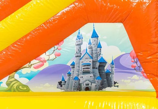 Koop medium opblaasbare fairy wonderland luchtkussen met glijbaan voor kinderen. Bestel opblaasbare luchtkussens online at JB Inflatables Nederland 