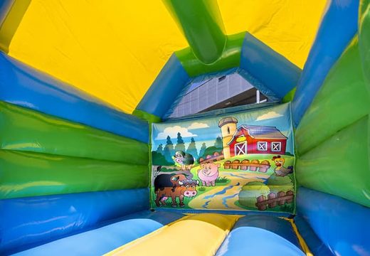 Midi springkussen te koop in thema boerderij voor kinderen. Bestel springkussens online bij JB Inflatables Nederland