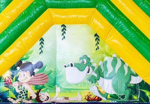 Koop opblaasbaar multiplay springkasteel in thema dino met of zonder bad voor kinderen bij JB Inflatables Nederland. Bestel springkastelen online bij JB Inflatables Nederland