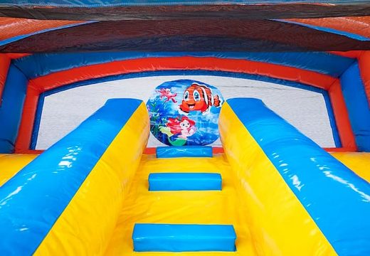 Overdekt opblaasbaar multiplay springkasteel kopen in thema seaworld voor kideren bij JB Inflatables Nederland. Bestel springkastelen online bij JB Inflatables Nederland