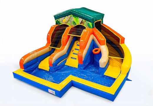 Waterslide city springkussen voor kids bestellen bij JB Inflatables Nederland. Koop springkussens online bij JB Inflatables Nederland