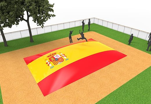 Inflatable springberg in Spaanse vlag kopen voor kinderen. Bestel opblaasbare airmountain nu online bij JB Inflatables Nederland