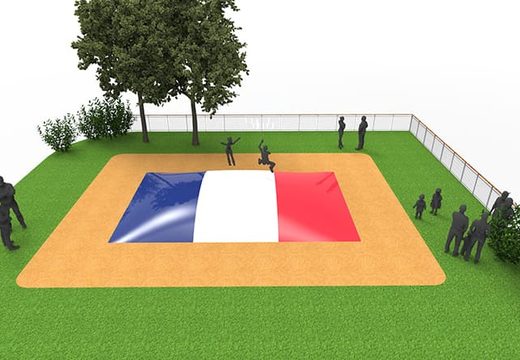 Koop de opblaasbare Franse vlag airmountain voor kinderen. Bestel opblaasbare springberg nu online bij JB Inflatables Nederland