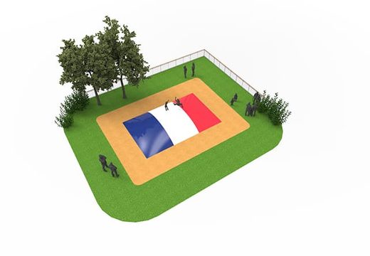 Bestel opblaasbare springberg in thema Franse vlag voor kinderen. Koop opblaasbare airmountain nu online bij JB Inflatables Nederland
