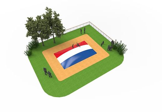 Bestel airmountain in thema Nederlandse vlag voor kinderen. Koop opblaasbare springberg nu online bij JB Inflatables Nederland