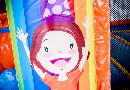 Koop mini jumpy extra fun feest springkussen met glijbaan voor kinderen bij JB Inflatables. Bestel opblaasbare springkussens met glijbaan online bij JB Inflatables Nederland