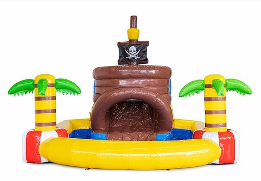 Piraat waterglijbaan springkasteel kopen bij JB Inflatables Nederland. Bestel nu springkastelen online bij JB Inflatables Nederland