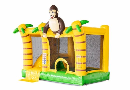Opblaasbaar Multi Splash Bounce springkussen met zwembadje kopen in thema jungle oerwoud voor kids bij JB Inflatables
