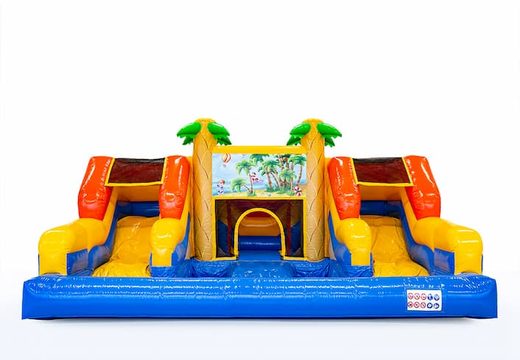Waterbox Slide springkussen met zwembad bestellen bij JB Inflatables Nederland. Koop springkussens online bij JB Inflatables Nederland