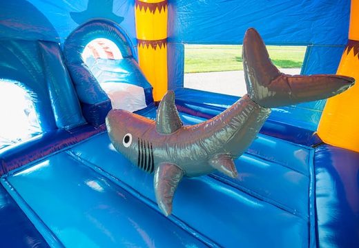 Maxifun super luchtkussen in felle kleuren en leuke 3D figuren in haai thema kopen bij JB Inflatables Nederland. Bestel luchtkussens nu online bij JB Inflatables Nederland