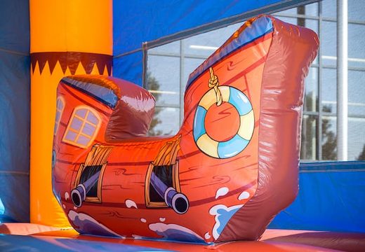 Piraat opblaasbaar overdekt springkasteel bestellen bij JB Inflatables Nederland. Koop online springkastelen bij JB Inflatables Nederland