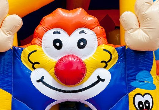 Bestel medium opblaasbare clown springkasteel met glijbaan voor kinderen. Koop opblaasbare springkastelen online at JB Inflatables Nederland 