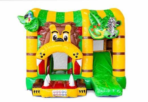 Multiplay jungleworld springkasteel bestellen voor kinderen. Koop opblaasbare springkastelen online bij JB Inflatables Nederland