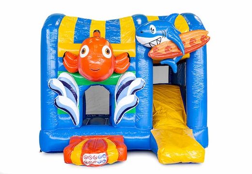 Multiplay seaworld springkasteel bestellen voor kinderen. Koop opblaasbare springkastelen online bij JB Inflatables Nederland