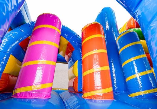 Bestel medium opblaasbare  unicorn luchtkussen met glijbaan voor kinderen. Koop opblaasbare luchtkussens online at JB Inflatables Nederland 