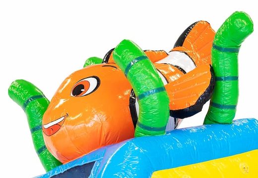 Waterglijbaan springkussen in thema van seaworld bestellen bij JB Inflatables Nederland. Koop springkussens online bij JB Inflatables Nederland