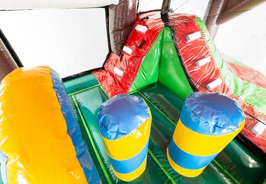 Koop medium opblaasbare boerderij springkussen met glijbaan voor kids. Bestel opblaasbare springkussens online at JB Inflatables Nederland 