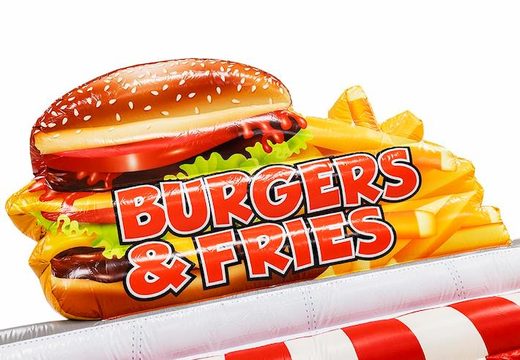 inflatable foodtruck burger en friet thema bestellen