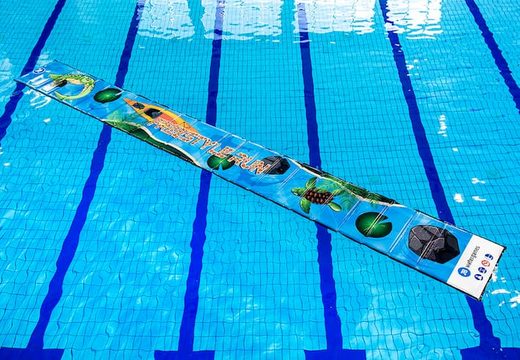 waterloopmat jungle run thema van 10 meter voor in een zwembad kopen