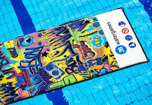 waterloopmat graffiti run voor op het water in een zwembad te koop