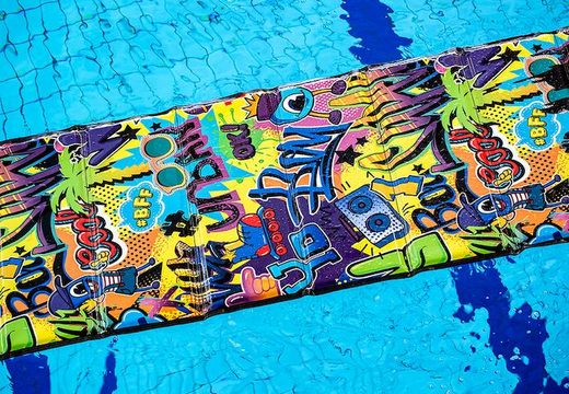 waterloopmat graffiti run voor in het zwembad voor kinderen om mee te spelen kopen