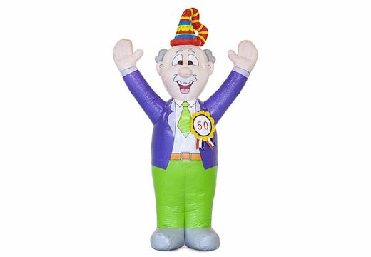 Koop een opblaasbare blikvanger Abraham pop voor jubileum 50 jaar verjaardag bij JB Inflatables