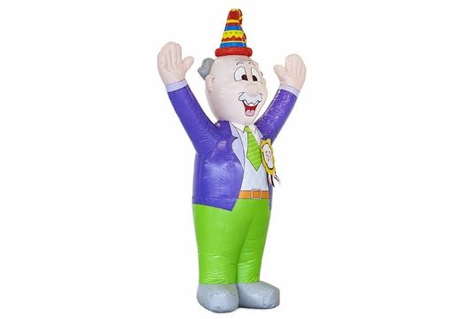 Opblaasbare blikvanger Abraham pop bestellen voor jubileum 50 jaar verjaardag bij JB Inflatables