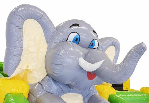 Multiplay springkussen in olifant thema te koop voor kinderen 