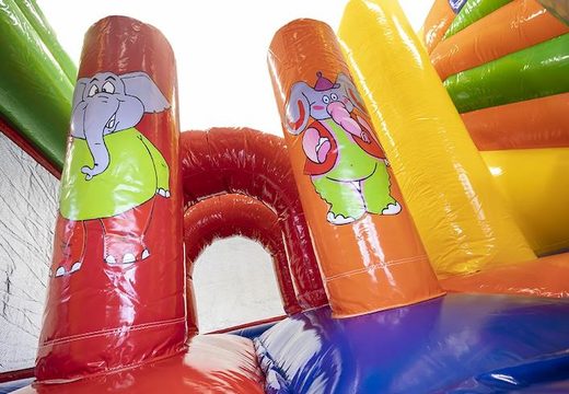 Multiplay springkussen in olifant thema kopen voor kinderen 