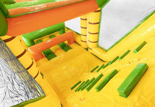 Haal uw modulaire stormbaan in jungle thema met passende 3D objecten voor kids online. Koop opblaasbare stormbanen bij JB Inflatables Nederland