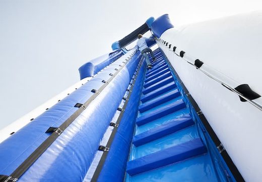Haal uw opblaasbare opblaasbare monsterslide 11meter hoog en 53 meter lang met een dubbele trap voor kinderen. Bestel opblaasbare glijbanen nu online bij JB Inflatables Nederland