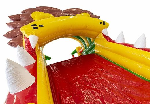 9 m jungle stormbaan met 3D-objecten voor kinderen kopen. Bestel opblaasbare stormbanen nu online bij JB Inflatables Nederland