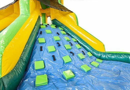 Bestel Tower slide in thema jungle voor kinderen. Koop opblaasbare glijbanen nu online bij JB Inflatables Nederland