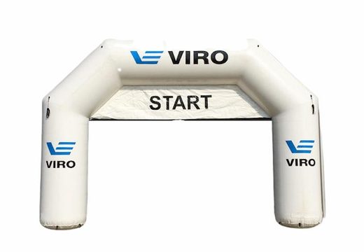 Maatwerk opblaasbare Viro start boog op aanvraag gemaakt