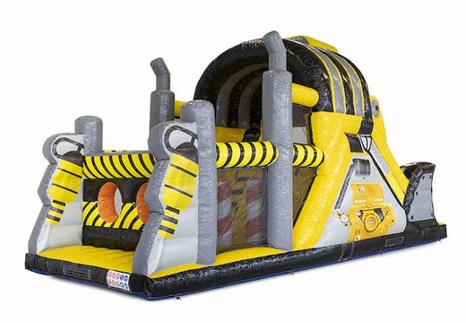 Stormbaan heavy duty 9m met 3D-objecten bestellen voor kids. Koop opblaasbare stormbanen nu online bij JB Inflatables Nederland