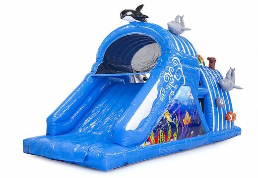 Kleine seaworld 9m opblaasbare stormbaan voor kinderen kopen. Bestel opblaasbare stormbanen nu online bij JB Inflatables Nederland