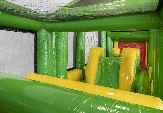 Krokodil opblaasbare 19 meter stormbaan met passende 3D objecten bestellen voor kinderen. Koop opblaasbare stormbanen nu online bij JB Inflatables Nederland